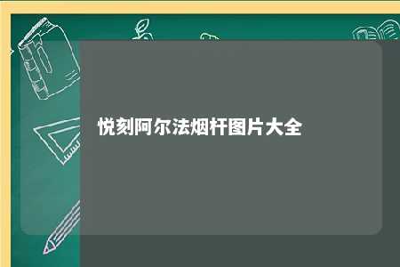 悦刻阿尔法烟杆图片大全